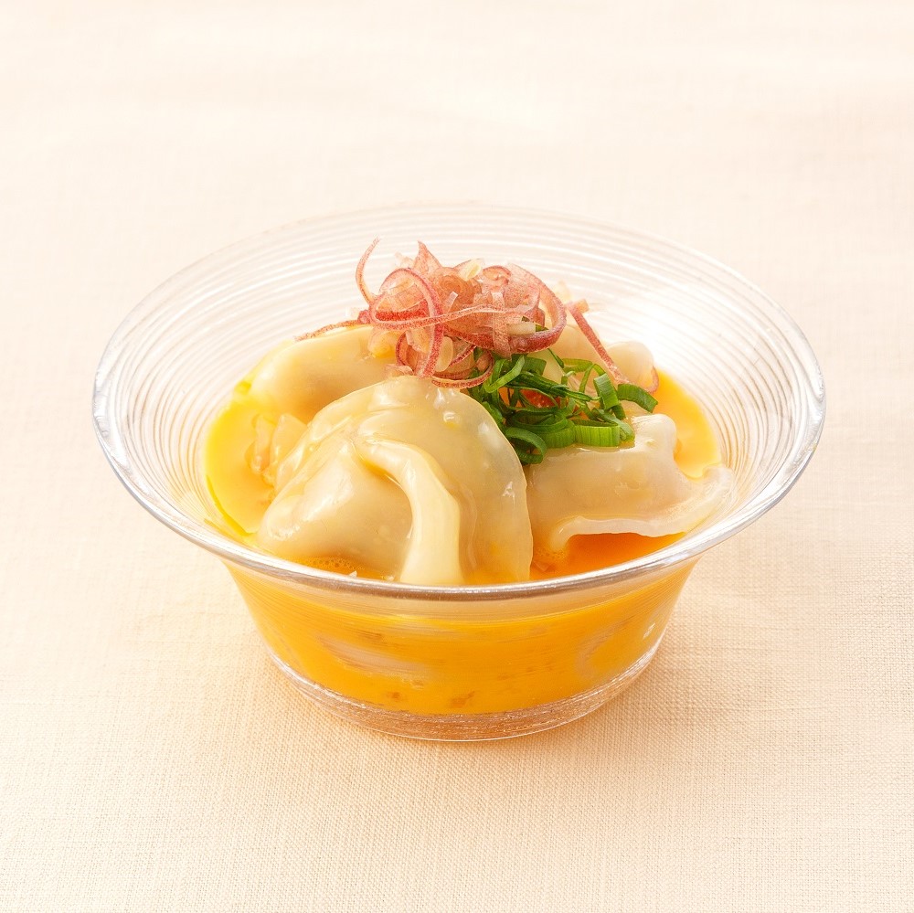 サラダTKG（サラダ卵かけ餃子）