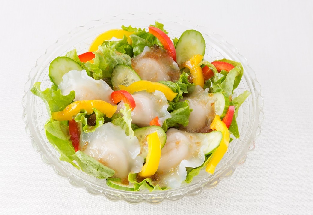 彩り野菜サラダ餃子
