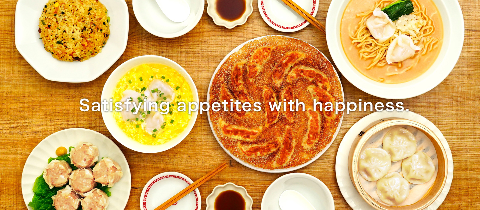 Satisfying appetites with happiness.