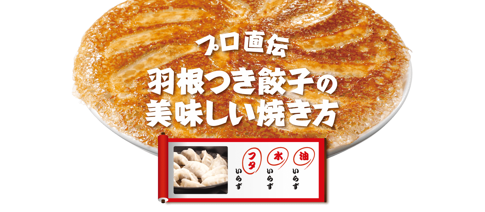 【プロ直伝】羽根つき餃子のおいしい焼き方