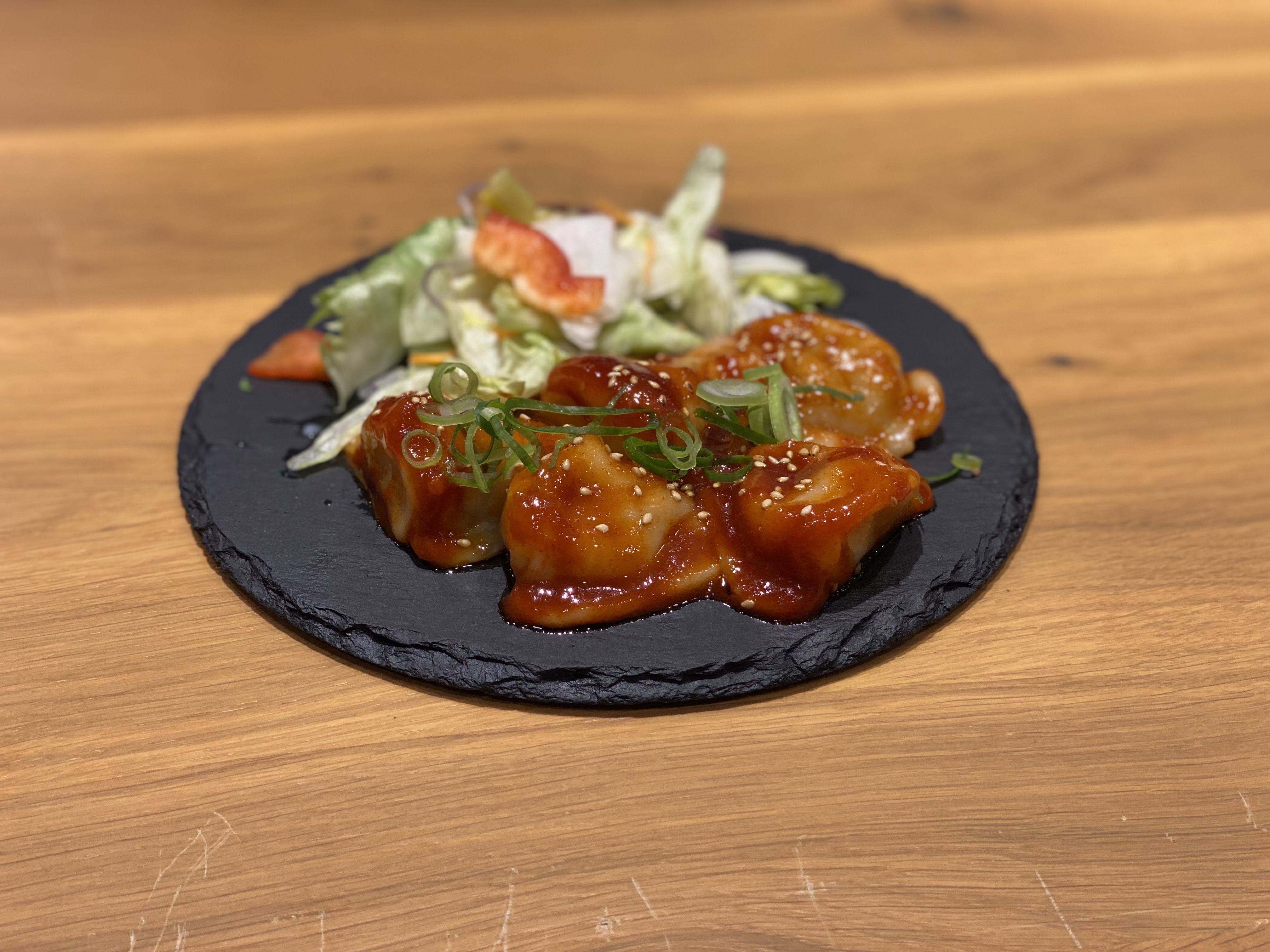 韓国風ヤンニョム水餃子