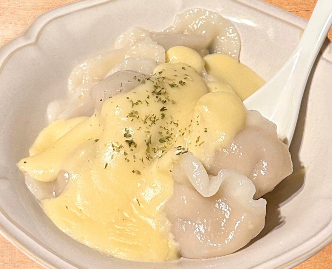 チーズクリーム水餃子