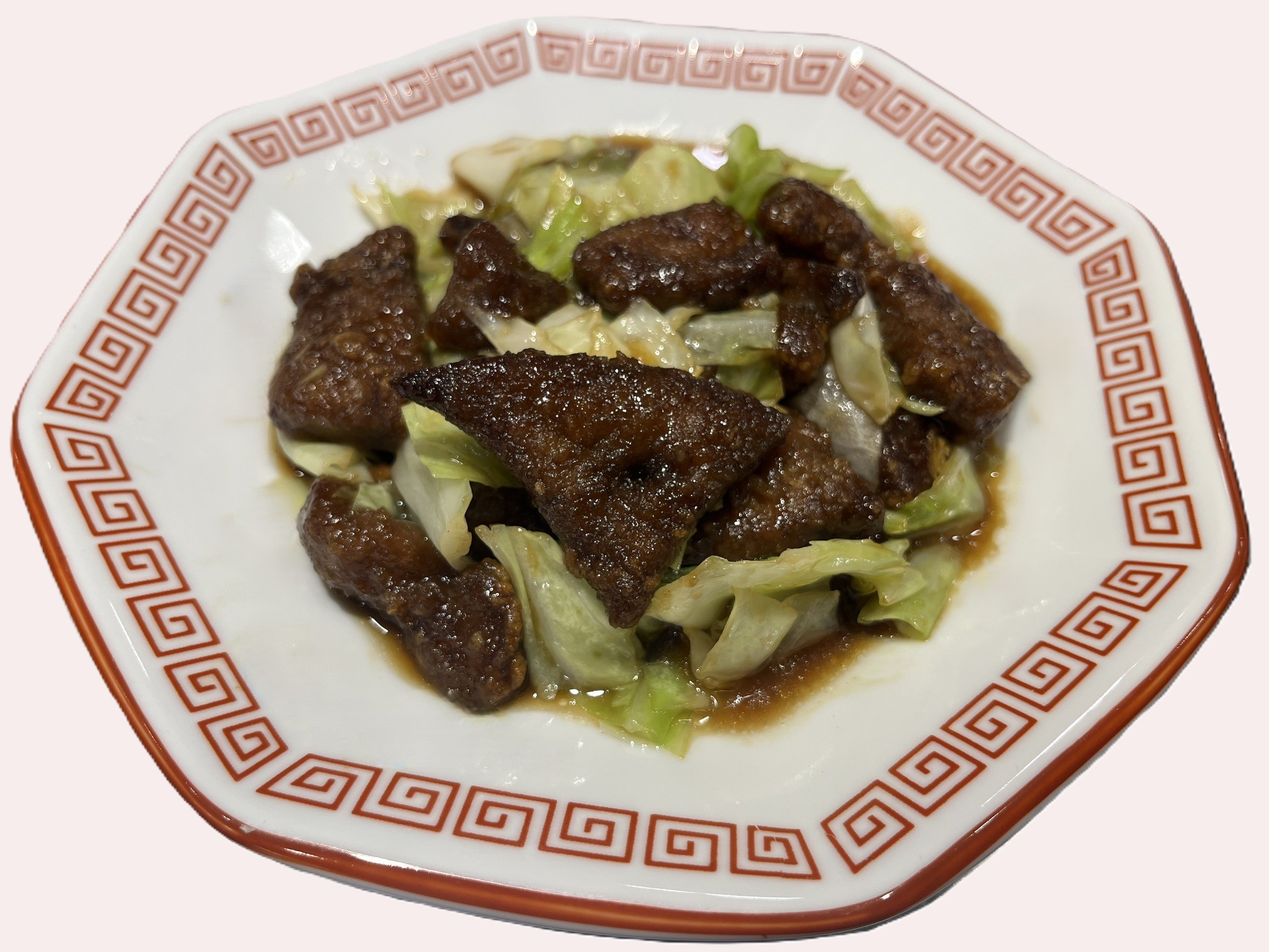 シャキシャキキャベツのレバー炒め