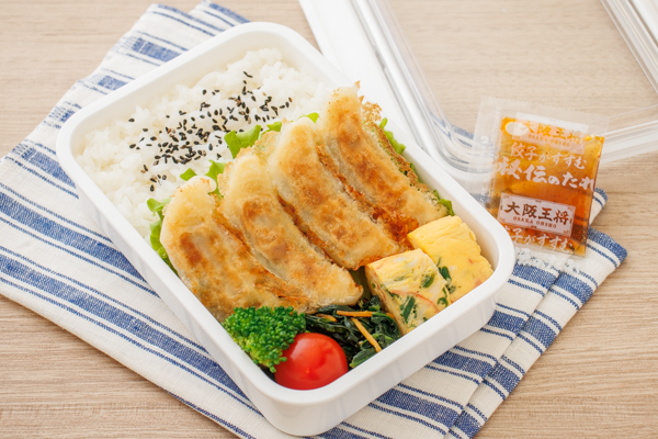 冷凍餃子で作る！焼き餃子弁当