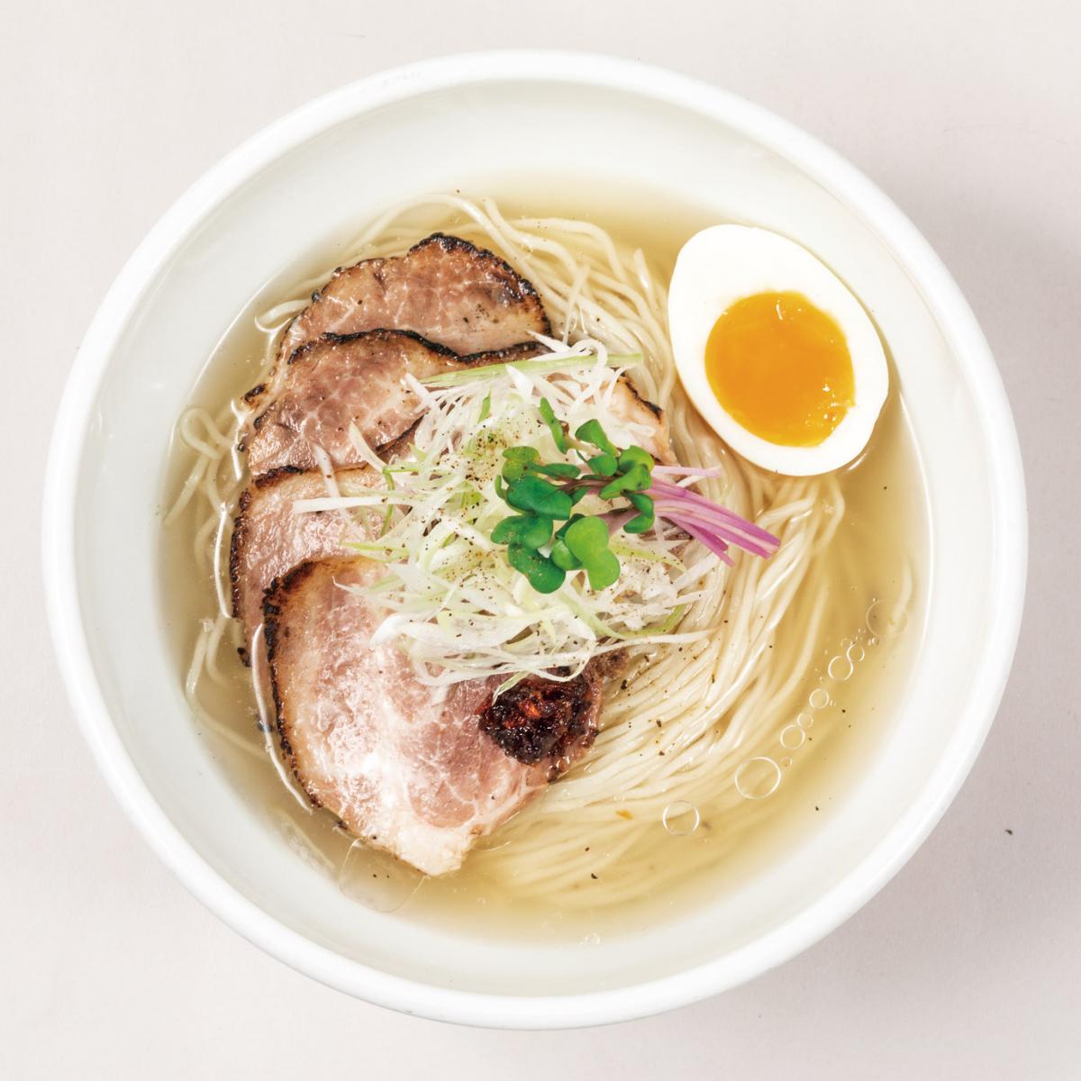 低温仕込み 炙り肉冷し塩らー麺