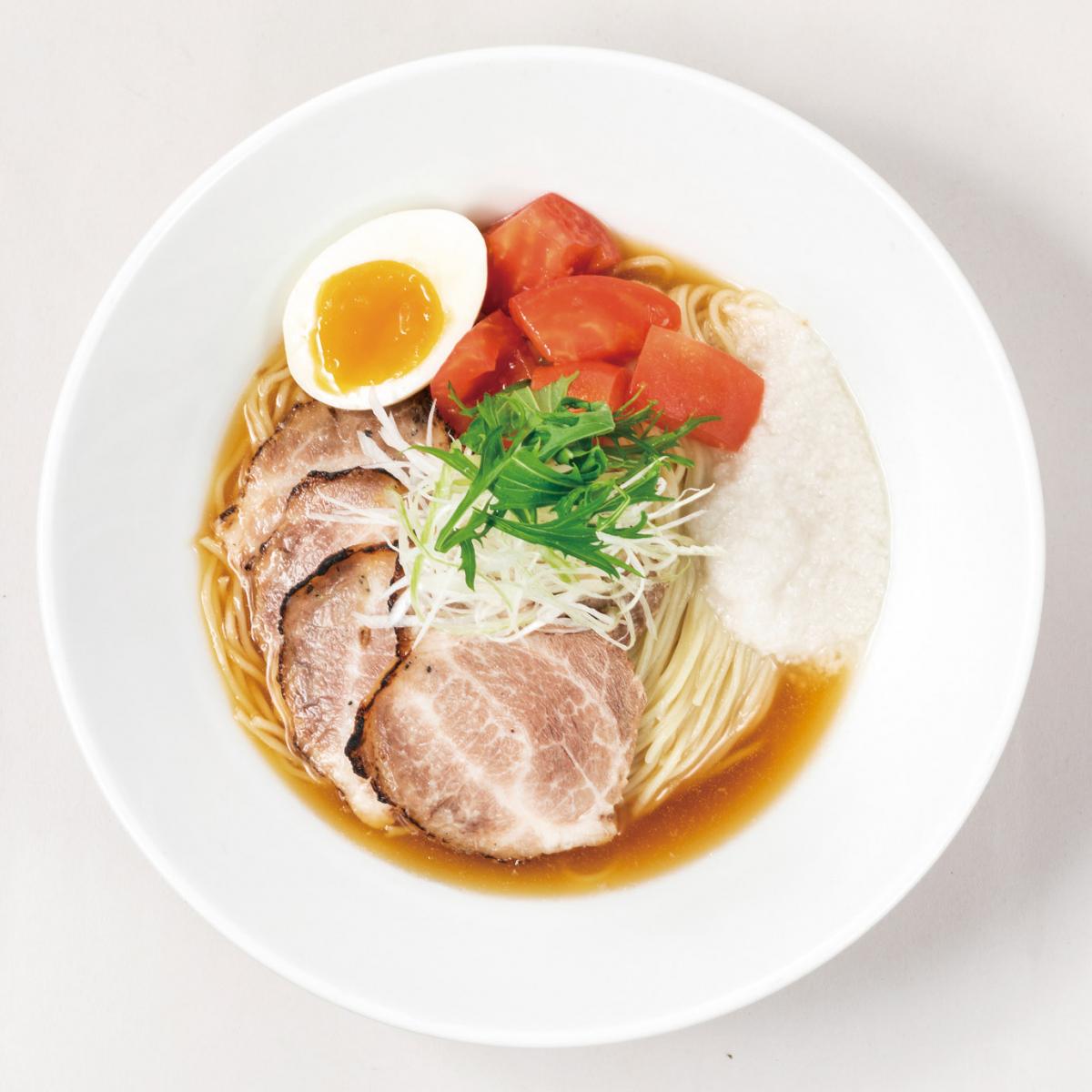 王道醤油たれ とろろと炙り肉の冷し麺