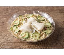 ぷるもち水餃子冷や汁