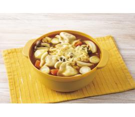 ぷるもち水餃子カレーチーズ鍋